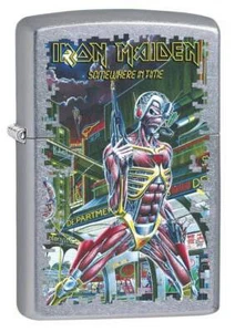 Zippo Lighter: Iron Maiden, Somewhere in Time - Street Chrome - Picture 1 of 1