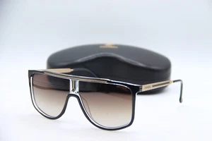 NEW CARRERA 1056/S 2M2HA CLEAR BLACK GOLD GRADIENT AUTHENTIC SUNGLASSES 61-11 - Picture 1 of 5