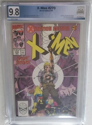 Uncanny X-Men 270 NOT CGC PGX Graded 9.8 NM/MT Jim Lee Marvel Comics 1990 D - Image 1 of 2