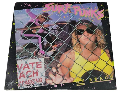 SURF PUNKS - My Beach Vinyl LP 1980 Punk Rock Dennis Dragon Drew Steel RARE - Image 1 of 4