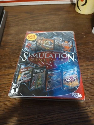 SIMULATION 9 Game Pack - Hunting, Remington Africa, Alaska, AC-130, PC Game NEW - Image 1 of 2