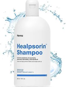 HERMZ Healpsorin Psoriasis-Shampoo 500 mit Salicylsäure, Schuppenflechte, Eczema