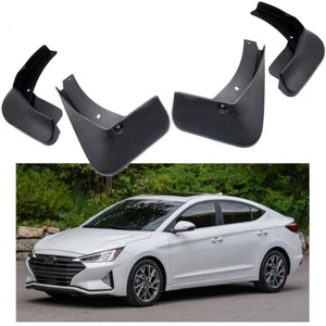 4 Mud Flaps Splash Guard Fender Car Mudguard for Hyundai Elantra Sedan 2017-2020 - Picture 1 of 8