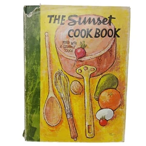 The Sunset Cook Book: Food With A Gourmet Touch 1960 1st Ed 5th Print HC DJ #H11 - Picture 1 of 13