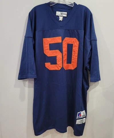 Vintage 1962  Russell Illinois Dick Butkus 50 Throwback Jersey Mens 60 4XL Bears Cover