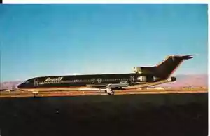 "Postal de avión ""Braniff International Boeing 727-227 aeropuerto de Las Vegas" - Imagen 1 de 2