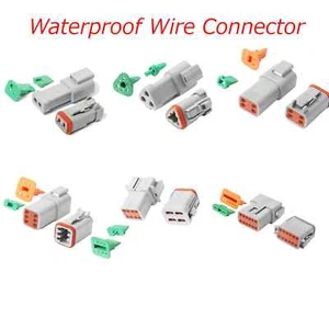Assembled Deutsch DT 2,3,4,6,8,12 Pin 14, 16 & 18 AWG waterproof connector Crimp - Picture 1 of 37