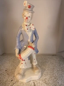 VINTAGE ORIGINAL ARTMARK 10" PORZELLAN CLOWN MIT AKKORDEONFIGUR - SAMMLERSTÜCK! - Bild 1 von 21