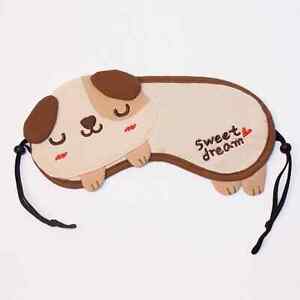 [Sweet Dream - Beige Dog] Animal Eye Shade Sleeping Mask Cover Blinder