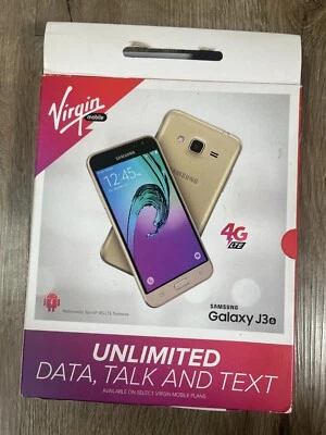 Samsung Galaxy J3 SM-J320P - 16GB - Gold (Virgin Mobile) Smartphone - Image 1 of 3