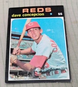 1971 Topps Dave Concepción #14 Cincinnati Reds novato RC EX excelente béisbol - Imagen 1 de 1