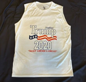 Trump 2020 Keep America Great Sleeveless Men’s XL Badger Sport - Picture 1 of 9