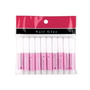 Nail Glue 10x 2g Bottles Extra Strong False Nail Glue Nail Art Tip - Picture 1 of 5