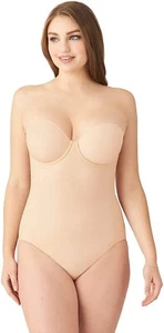 Wacoal Women's 246223 Red Carpet Shaping Body Briefer Shapewear Sand Size 34C - Picture 1 of 3