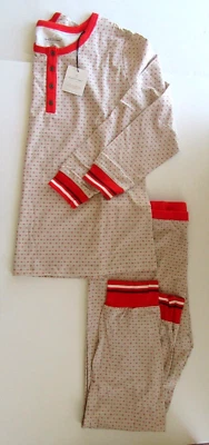 Hearth & Hand with Magnolia by Target - Juego de pijama crema y rojo para mujer - XXL Foto 1 de 4