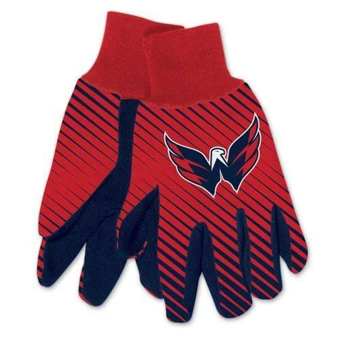 NEW! 2T Washington Captials Colored Palm Utility Gloves Cover