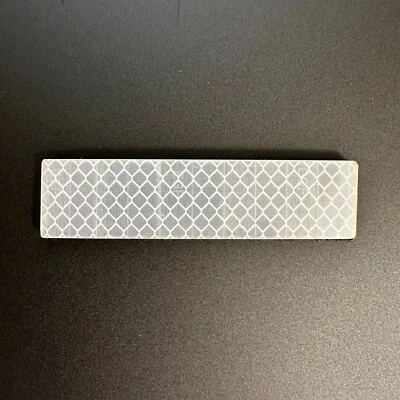 WHITE Safety Reflective Patch High Vis Police Firefighter EMT - Hook & Loop - Image 1 of 2