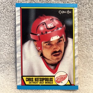 1989-90 O-Pee-Chee NHL Hockey #279 CHRIS KOTSOPOULOS