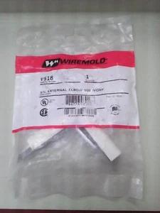 Wiremold V518 SYL EXT. Elbow 500 Ivory - Picture 1 of 2