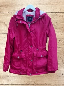 YMI Women's Hooded Red Jacket Size L - Picture 1 of 5