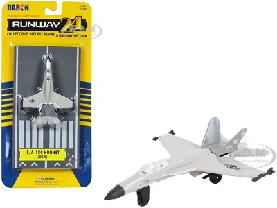 MCDONNELL DOUGLAS F/A-18C HORNET AIRCRAFT "US NAVY" DIECAST BY RUNWAY24 RW095 - Image 1 of 3