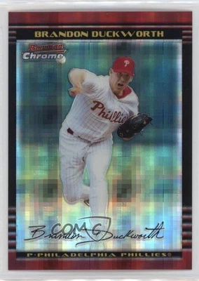 2002 Bowman Chrome X-Fractor /250 Brandon Duckworth #7 - Image 1 of 2