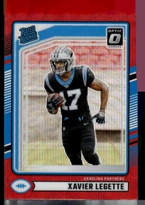 Donruss 2024 Donruss Xavier Legette Carolina Panthers Red Wave - Picture 1 of 2