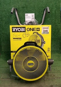 NEW RYOBI PCL813B ONE+ 18V Hybrid WHISPER SERIES 14"in Air Cannon Fan -TOOL ONLY - Picture 1 of 11