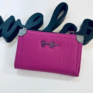 Jessica Simpson Pink wallet with zippered closure - Bild 1 von 7