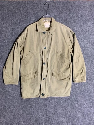 Abrigo de Granero Vintage Polo Ralph Lauren Caqui Tareas de Campo Años 90 Chaqueta Para Hombre Mediano Foto 1 de 4