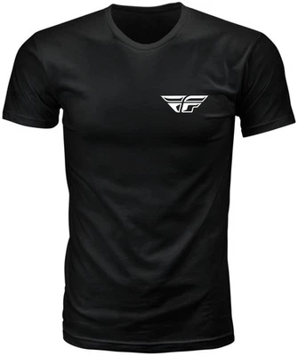 Fly Racing Staple Mens Short Sleeve T-Shirt Black - Image 1 of 2