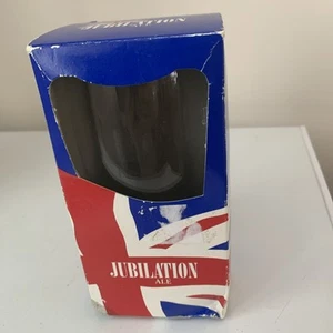 JUBILATION ALE 2002 GLASS BOXED GREENE KING one pint - Picture 1 of 4