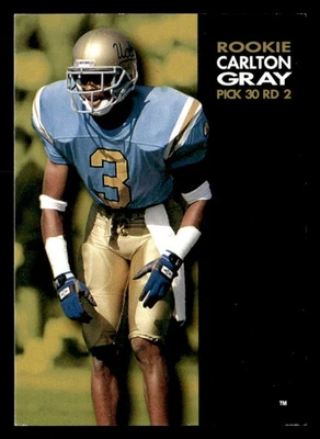 Carlton Gray 1993 SkyBox Premium Rookie Card #116 Seattle Seahawks - Image 1 of 2