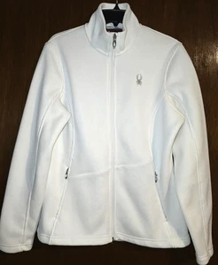 SPYDER Full Zip Jacke weiß Rippstrick CORE SKI Damen Pullover L - Bild 1 von 11