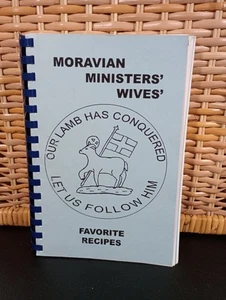 Church Cookbook Immanuel Moravian Ministers Wives Winston Salem NC Recipe 1973 - Picture 1 of 10