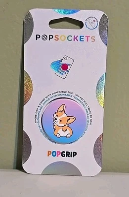 POPSOCKETS Pop Grip POP SOCKETS Pop Grip Cheeky Corgi, Brand New - Image 1 of 2