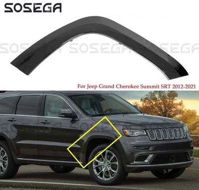 For Jeep Grand Cherokee Summit SRT 2012-2021 Painted Front Right RH Fender Flare - Image 1 of 4