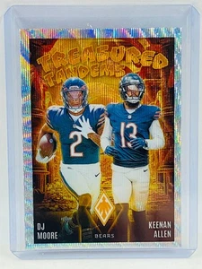 2024 Panini Phoenix DJ Moore / Keenan Allen Treasured Tandems Wave #TT-CHI - Picture 1 of 2