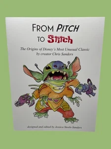 Chris Sanders +1 Signed Art Book From Pitch to Stitch Authentic Auto JSA COA - Picture 1 of 8