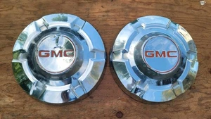 1973 74 75 76 GMC Truck pickup van 3/4 Ton 2500 Stainless Hubcaps  - Picture 1 of 6