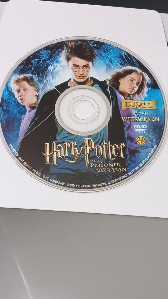 Harry Potter and the Prisoner of Azkaban DVD Disc 1 Widescreen Region 1 2004 - Image 1 of 1