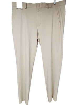 Pantalones de Murano Alex Fit para hombre 40 X 30 frente plano chinos ajustados elásticos - marfil Foto 1 de 4