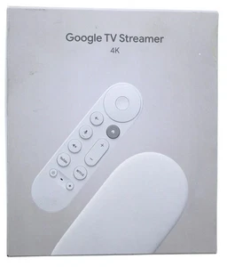 Google TV Streamer 4K With Voice Remote Color- Appears White - Picture 1 of 3