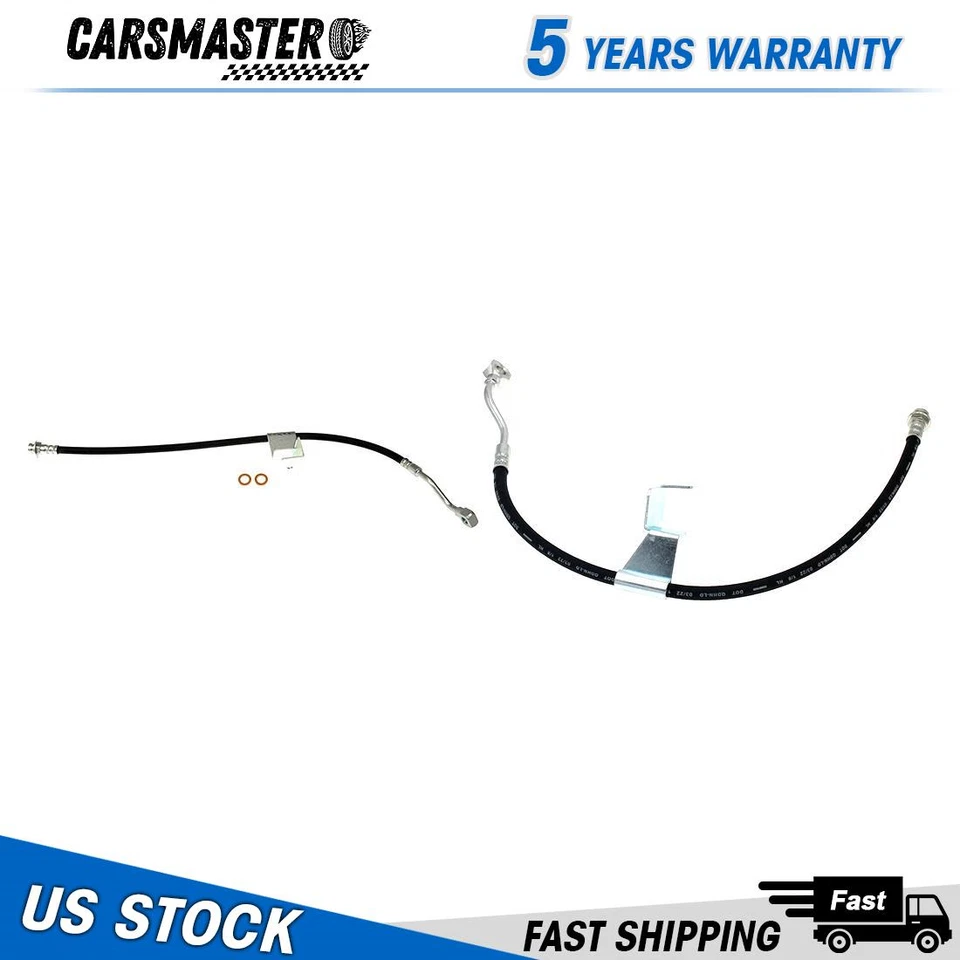 2X Manguera de línea de freno delantero primera parada para Chevrolet K1500 1994 1995 Foto 1 de 1