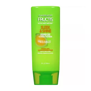 Garnier Fructis Sleek & Shine Conditioner Frizzy Dry Hair Travel 3oz Bottle - Picture 1 of 3