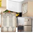 Rustic Air Fryer Conversion Chart Cooking Time Temp Sign Oven Kitchen E9D1