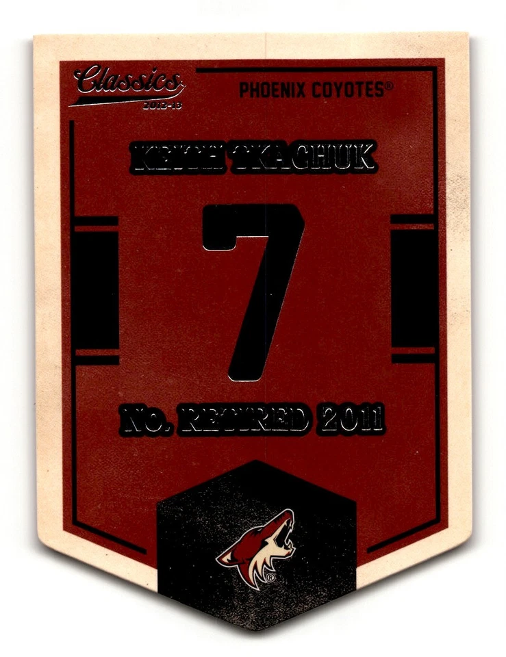 Keith Tkachuk 2012-13 Panini Classics Signatures Banner Numbers #EN61 Phoenix - Image 1 of 2
