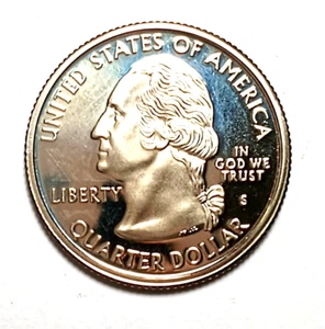 2000er Washington Viertel - New Hampshire - plattiert Proof kostenloser Versand. V55 - Bild 1 von 2