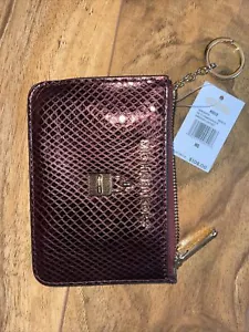 Michael Kors Adele Small Leather Top Zip Coin Pouch With ID - Picture 1 of 1