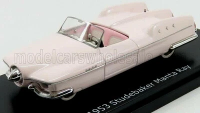 wonderful modelcar STUDEBAKER MANTA RAY CONVERTIBLE 1953 - light pink - 1/43 - Image 1 of 2